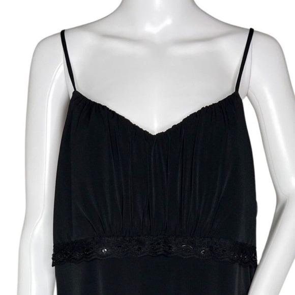 Lane Bryant Dress Womens 18/20W Black Sheath Lace‎ Sequin Neutral Minimalist - Picture 5 of 7